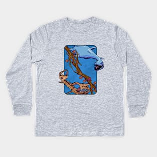 Plesiosaurus Kids Long Sleeve T-Shirt